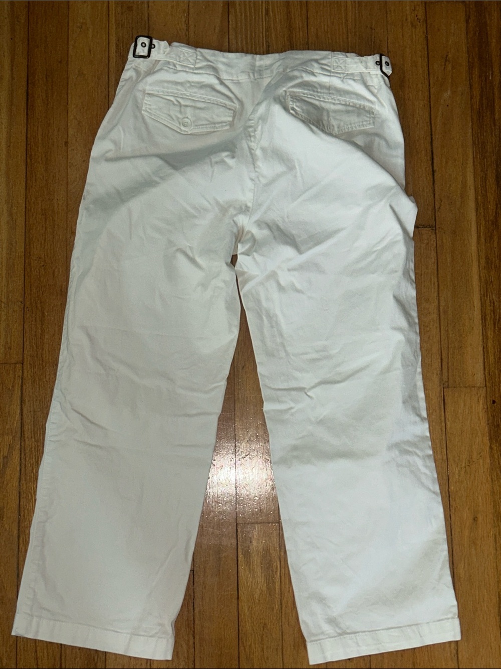 Women’s White Casual Chino Pants